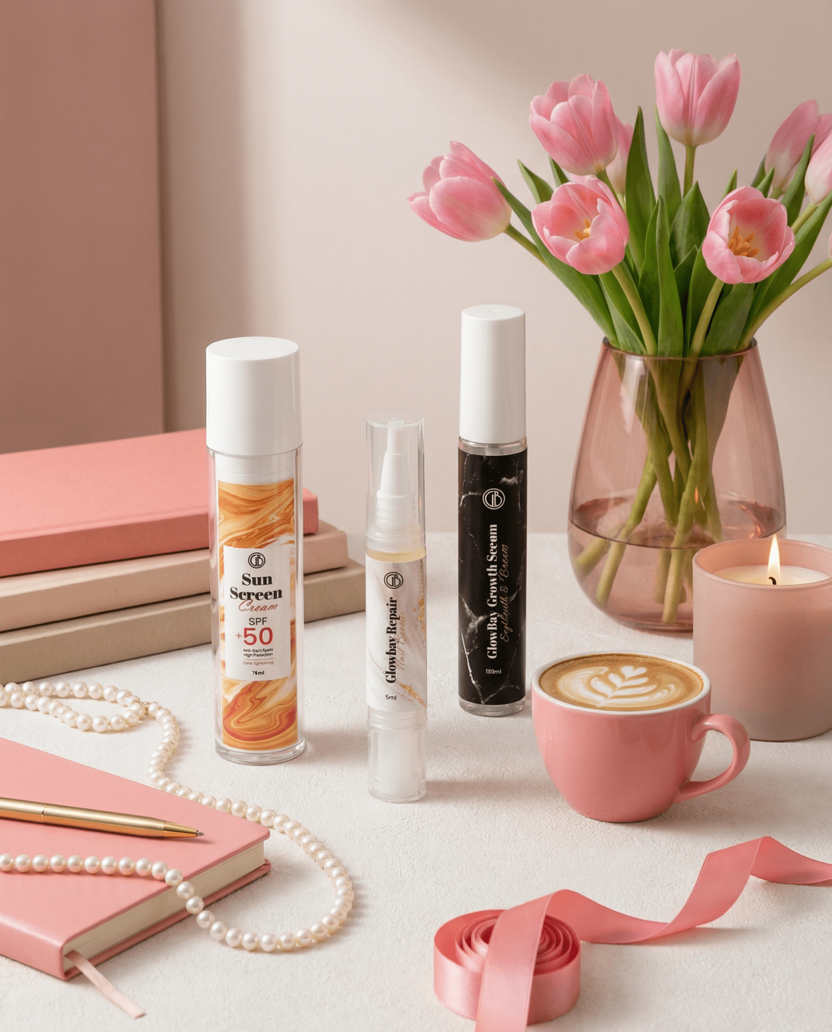 Beauty Essentials Set The 3-Piece Daily Collection - Glowbay