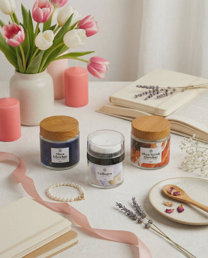 Winter Radiance Trio — Collagen, Scrub & Night Cream